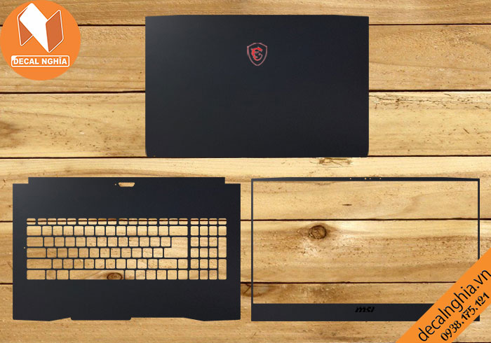 Chi tiết gói dán laptop MSI GF75 Chi tiết gói dán laptop MSI GF75