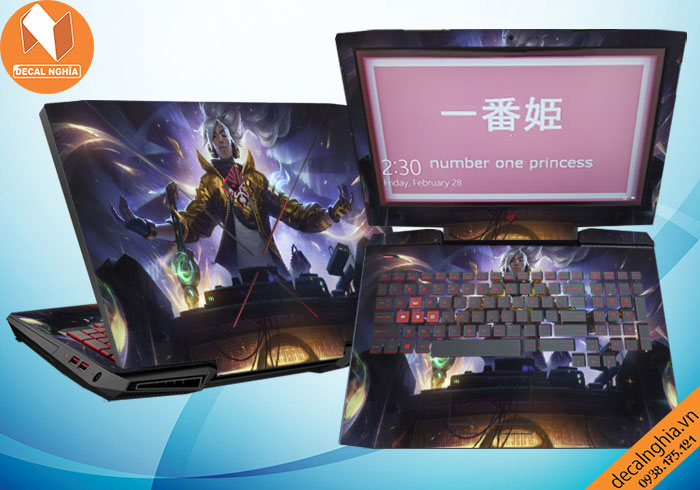 Dán laptop HP Oman T17 2018 mang đậm dấu ấn cá nhân Dán laptop HP Oman T17 2018 mang đậm dấu ấn cá nhân