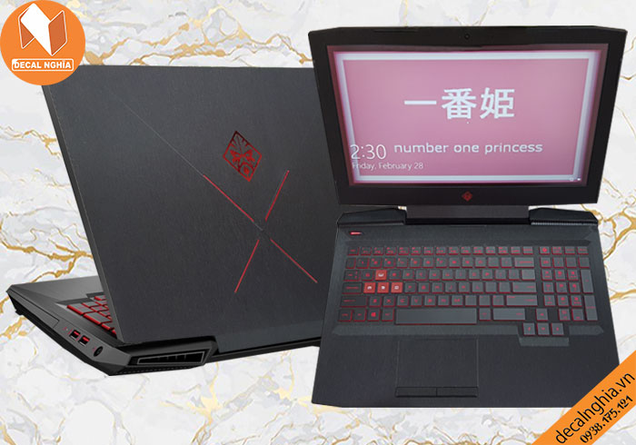 Aluminum dán laptop HP Oman T17 2018 giữ nguyên màu zin vỏ máy Aluminum dán laptop HP Oman T17 2018 giữ nguyên màu zin vỏ máy