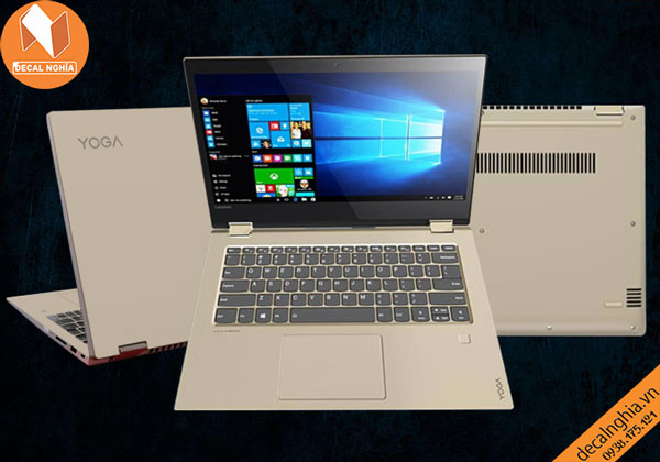 Aluminum dán laptop Lenovo Yoga 520 giữ nguyên màu zin vỏ máy Aluminum dán laptop Lenovo Yoga 520 giữ nguyên màu zin vỏ máy