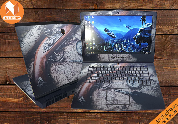 Aluminum skin dán Laptop Alienware 15R4 tản nhiệt tốt trong quá trình sử dụng Aluminum skin dán Laptop Alienware 15R4 tản nhiệt tốt trong quá trình sử dụng