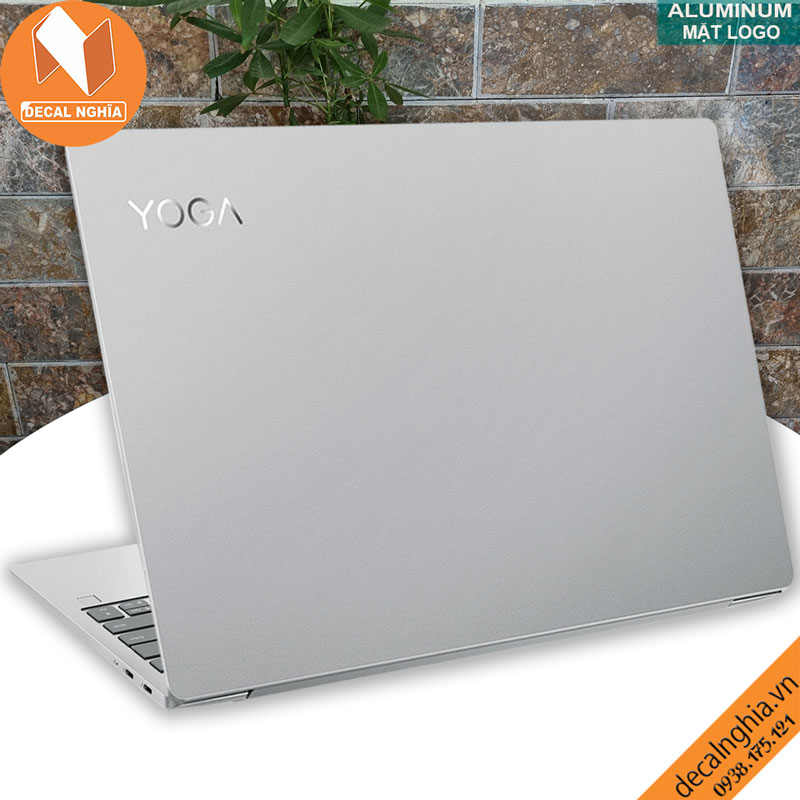 Dán laptop lenovo Aluminum skin, chống trầy xước, màu đẹp như zin