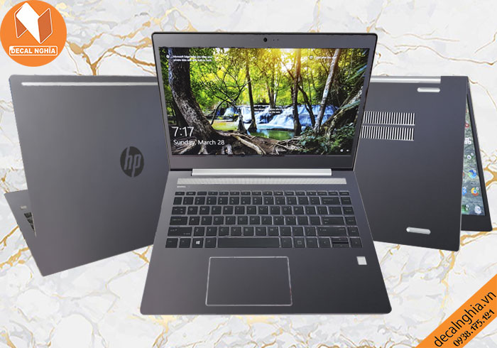 Aluminum dán laptop HP Probook 440 G6 giữ nguyên màu zin vỏ máy Aluminum dán laptop HP Probook 440 G6 giữ nguyên màu zin vỏ máy