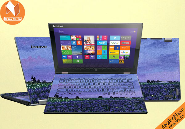 Dán laptop Lenovo Yoga 2 mang đậm dấu ấn cá nhân Dán laptop Lenovo Yoga 2 mang đậm dấu ấn cá nhân