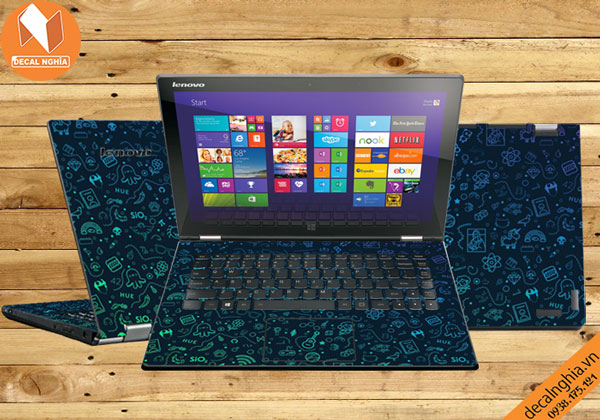 Skin dán laptop Lenovo Yoga 2 được fit chuẩn, dễ vệ sinh Skin dán laptop Lenovo Yoga 2 được fit chuẩn, dễ vệ sinh