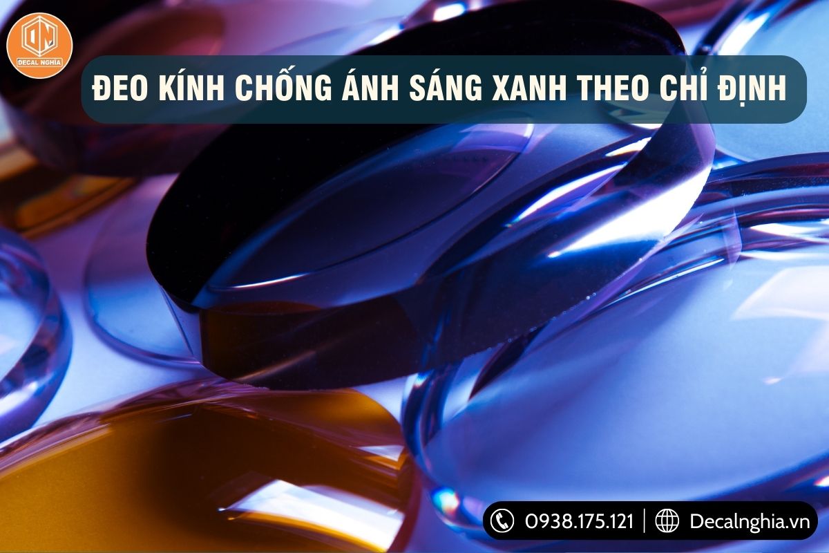 Sử dụng kính chống ánh sáng xanh