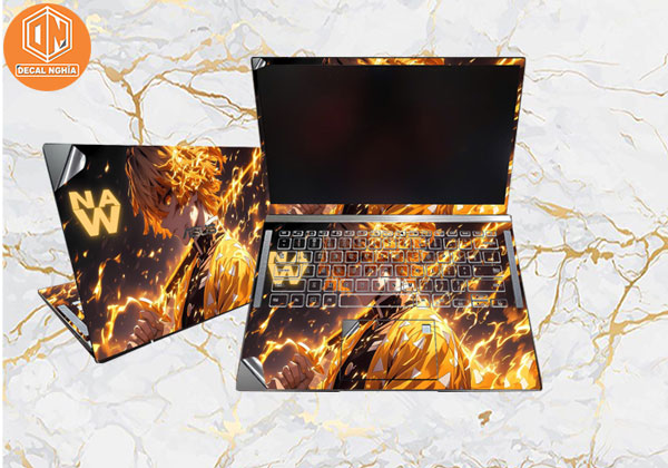 Aluminum skin dán laptop Asus Zenbook UX431F được in với công nghệ Lazer Aluminum skin dán laptop Asus Zenbook UX431F được in với công nghệ Lazer