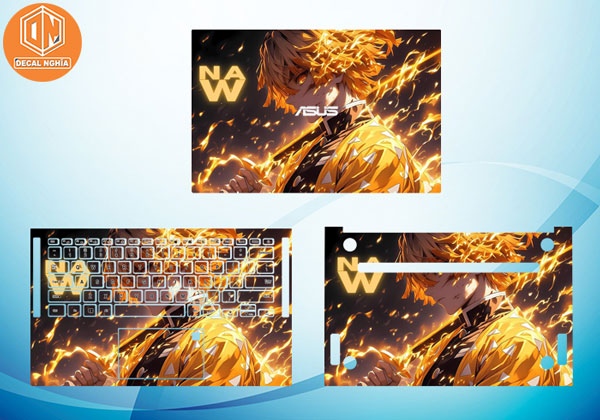 Skin dán laptop Asus Zenbook UX431F được fit chuẩn, dễ vệ sinh Skin dán laptop Asus Zenbook UX431F được fit chuẩn, dễ vệ sinh