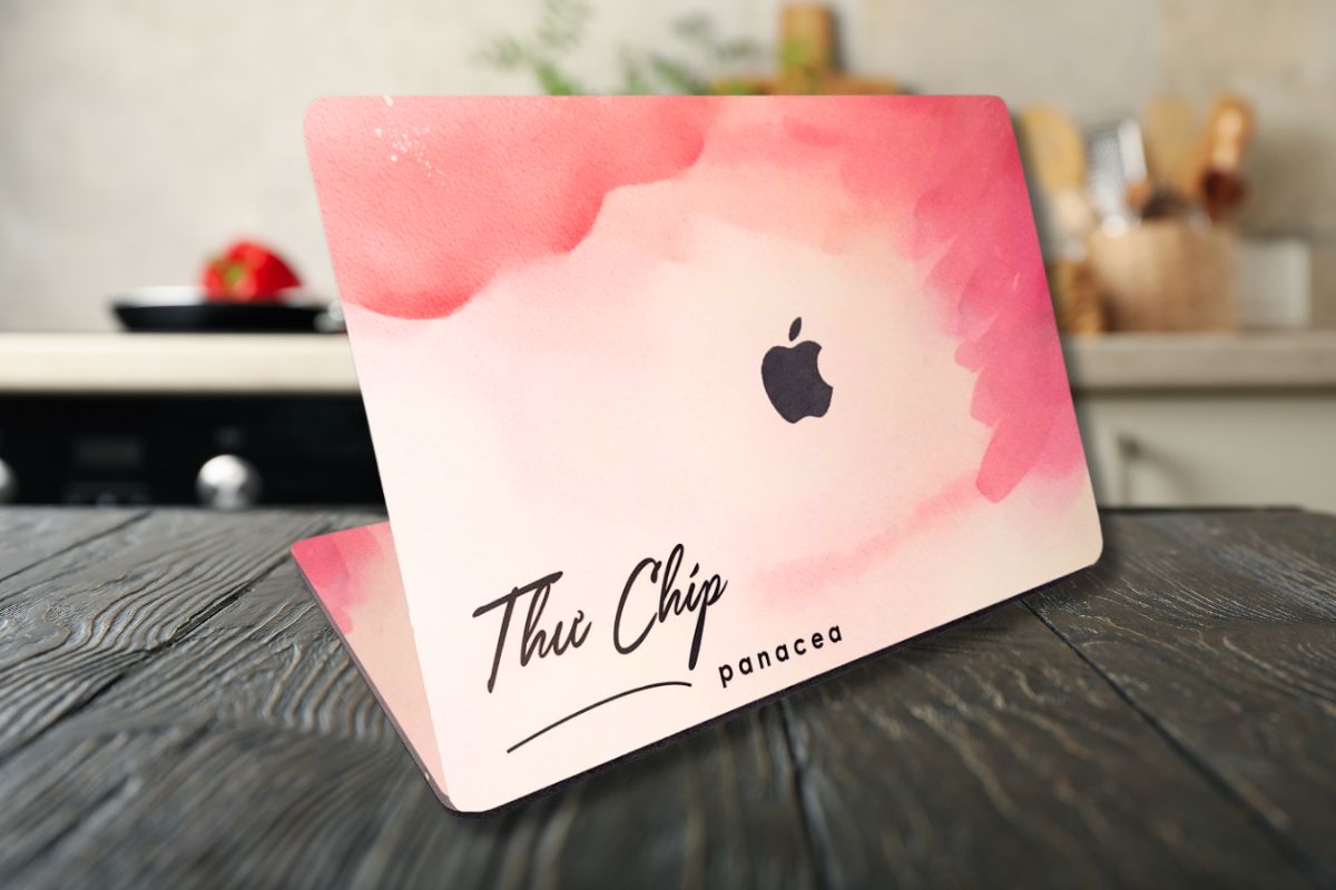 Dán skin macbook thiết kế chữ ký cực nghệ