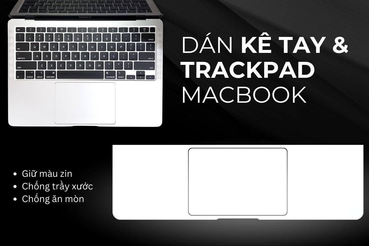 Bộ dán kê tay & trackpad macbook