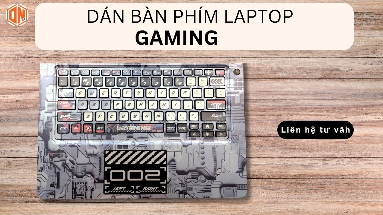 Dán bàn phím laptop gaming