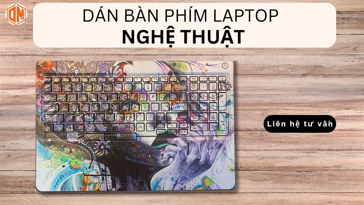 Dán bàn phím laptop nghệ thuật