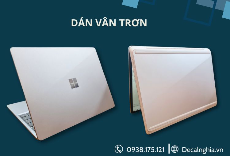 Dán chống xước laptop vân trơn giữ màu zin