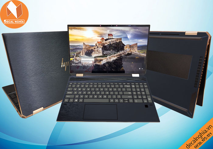 Aluminum dán laptop HP Spectre x360 15 giữ nguyên màu zin vỏ máy Aluminum dán laptop HP Spectre x360 15 giữ nguyên màu zin vỏ máy