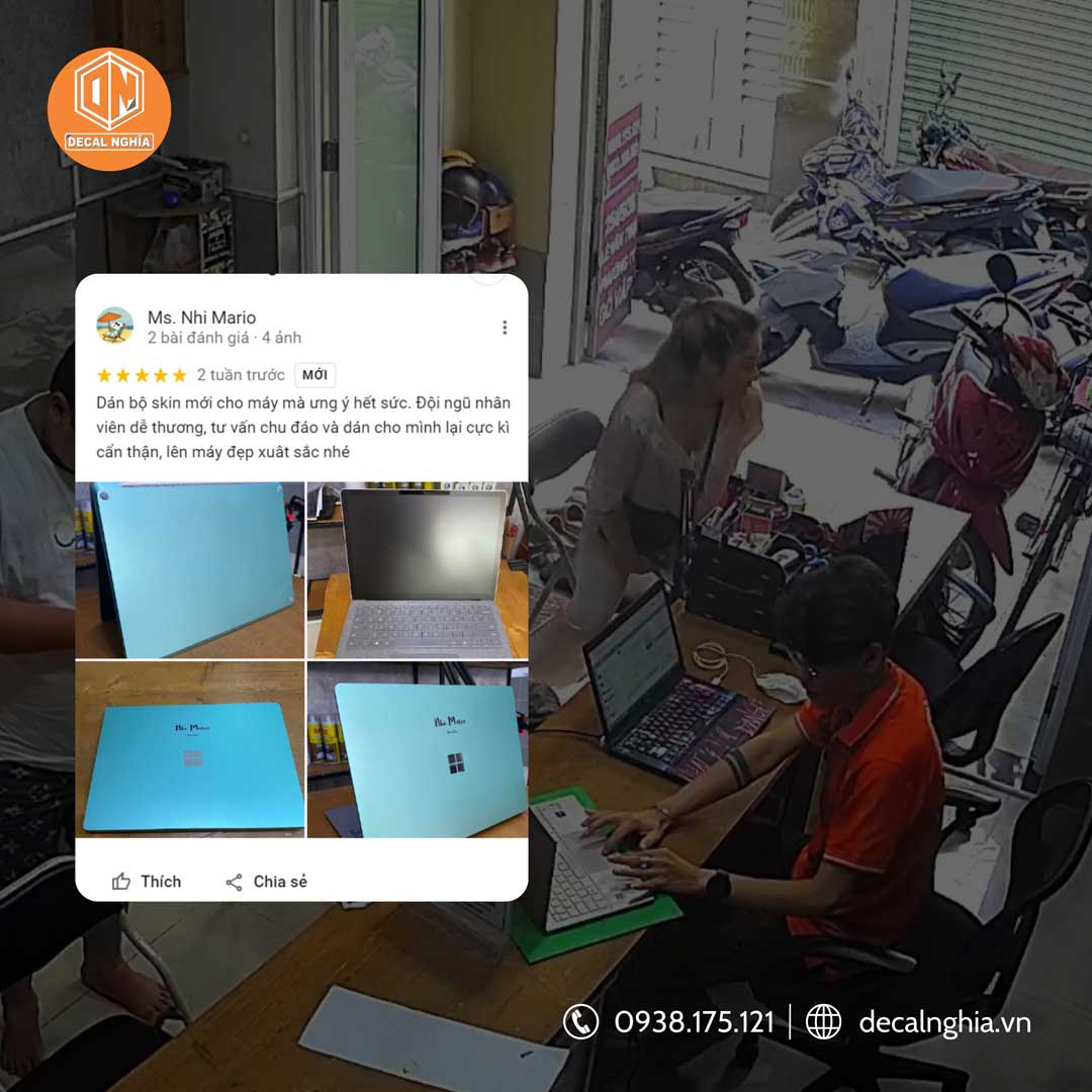 Dán laptop - Dán macbook Gò Vấp