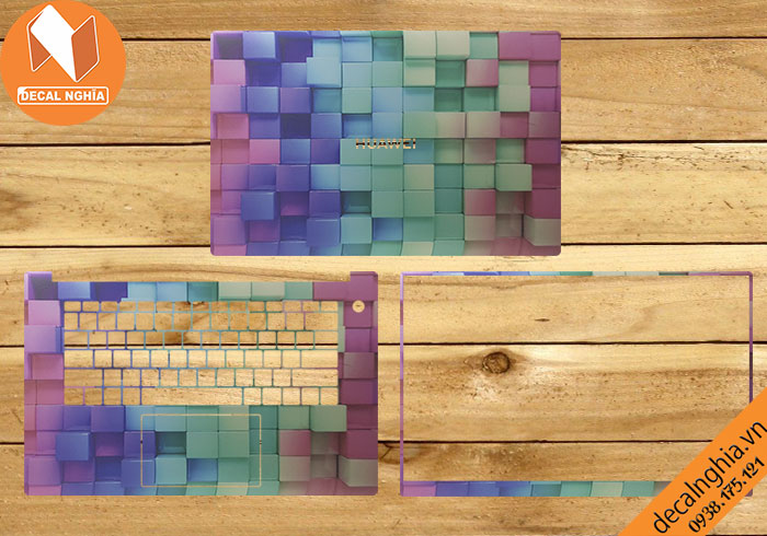 Skin dán laptop Huawei Matebook được fit chuẩn, dễ vệ sinh Skin dán laptop Huawei Matebook được fit chuẩn, dễ vệ sinh