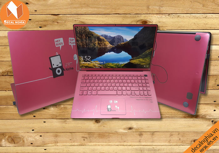 Aluminum skin dán laptop LG Gram 15 được in với công nghệ Lazer Aluminum skin dán laptop LG Gram 15 được in với công nghệ Lazer