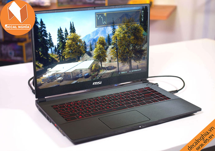 Decal dán laptop Msi GF 63 hạn chế dấu vân tay khi sử dụng Decal dán laptop Msi GF 63 hạn chế dấu vân tay khi sử dụng