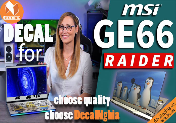 Bộ dán skin laptop MSI GE66 Raider thể hiện chất riêng của Bạn Bộ dán skin laptop MSI GE66 Raider thể hiện chất riêng của Bạn