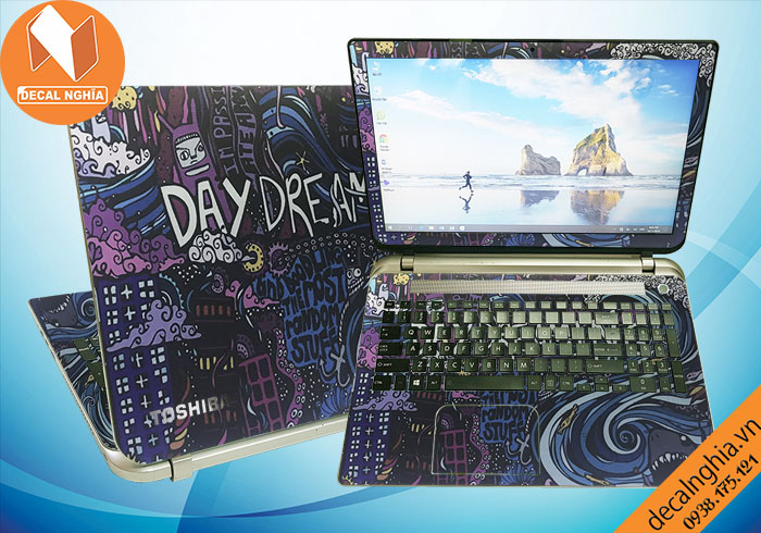 Skin dán laptop Toshiba được fit chuẩn, dễ vệ sinh Skin dán laptop Toshiba được fit chuẩn, dễ vệ sinh