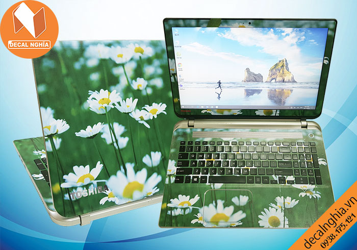 Dán laptop Toshiba mang đậm dấu ấn cá nhân Dán laptop Toshiba mang đậm dấu ấn cá nhân