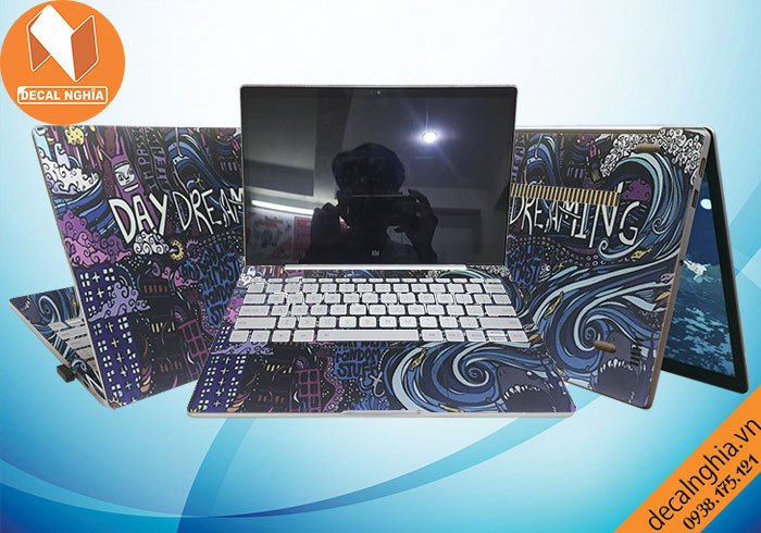 Aluminum skin dán laptop Xiaomi Mi Notebook được in với công nghệ Lazer Aluminum skin dán laptop Xiaomi Mi Notebook được in với công nghệ Lazer