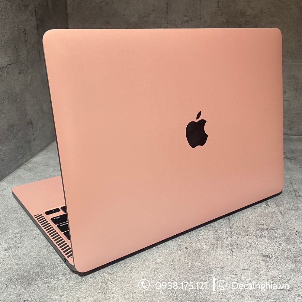 Dán macbook màu hồng