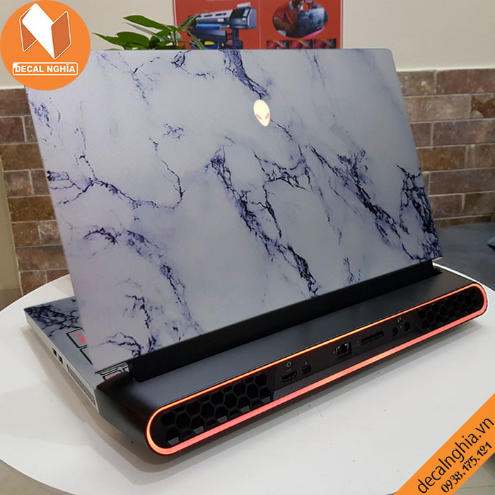 Aluminum Skin dán Laptop Alienware Area 51M R2