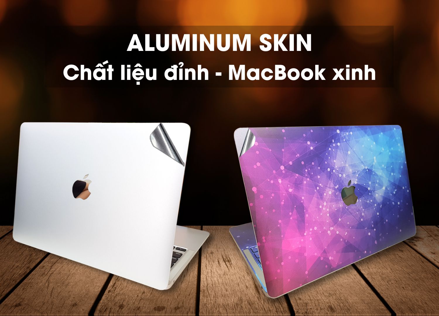 aluminum skin, dán macbook air sang trọng và độc đáo