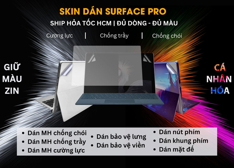 dán skin surface pro