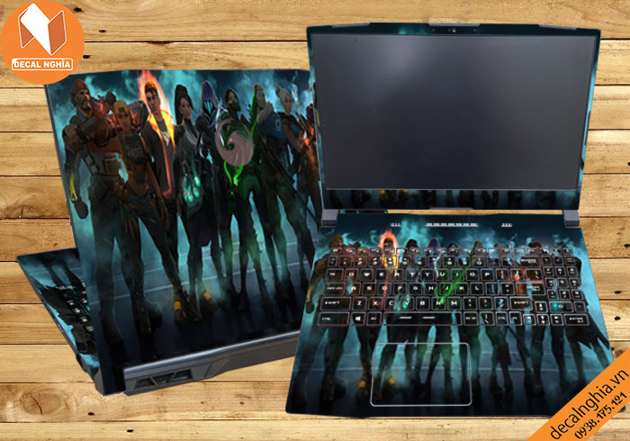 Aluminum skin dán laptop MSI Bravo 15 B5DD được in với công nghệ Lazer Aluminum skin dán laptop MSI Bravo 15 B5DD được in với công nghệ Lazer