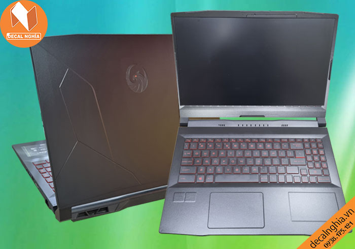 Aluminum dán laptop MSI Bravo 15 B5DD giữ nguyên màu zin vỏ máy Aluminum dán laptop MSI Bravo 15 B5DD giữ nguyên màu zin vỏ máy