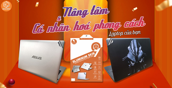 Dán laptop Asus tại nhà, thể hiện sự khéo tay của bạn