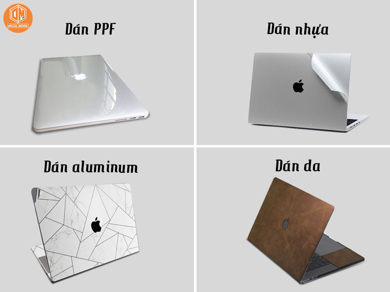 Các loại skin dán macbook phổ biến trên thị trường
