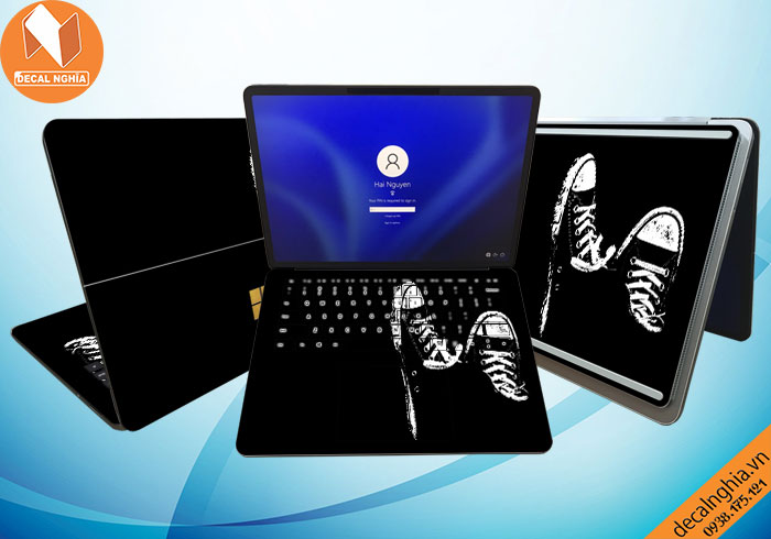 Aluminum skin dán Surface Laptop Studio được in với công nghệ Lazer Aluminum skin dán Surface Laptop Studio được in với công nghệ Lazer