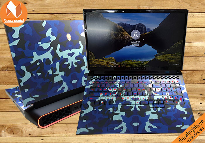 Aluminum skin dán Laptop Alienware Area 51M R2 mang đậm dấu ấn cá nhân Aluminum skin dán Laptop Alienware Area 51M R2 mang đậm dấu ấn cá nhân