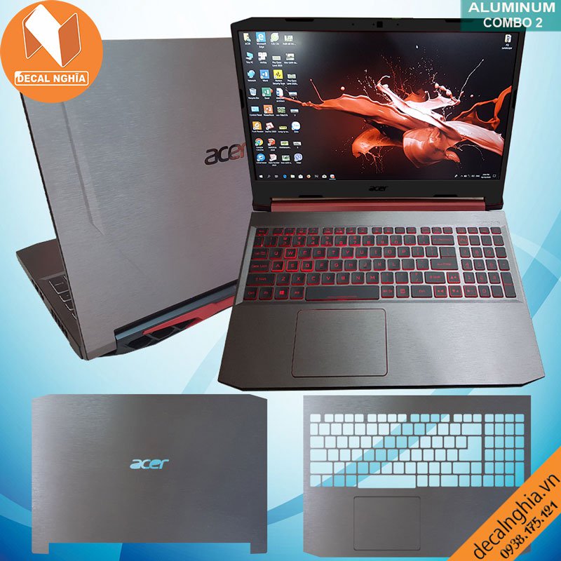 Aluminum dán laptop Acer Nitro 5 AN515