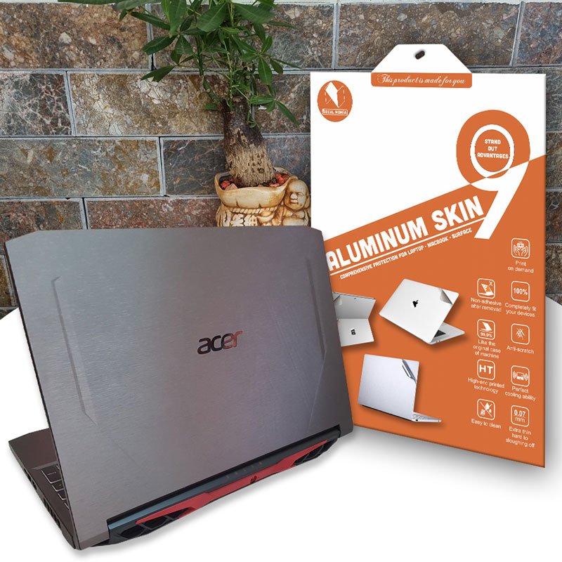 Aluminum dán laptop Acer Nitro 5 AN515