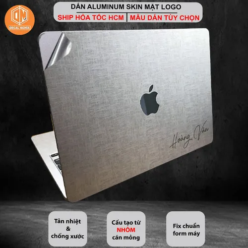 Dán Macbook Air M2 | 13, 15 inch Combo 5 In 1 | Chất liệu Nhôm Cán Mỏng (Aluminum)