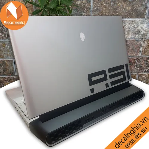 Aluminum Skin dán Laptop Alienware Area 51M