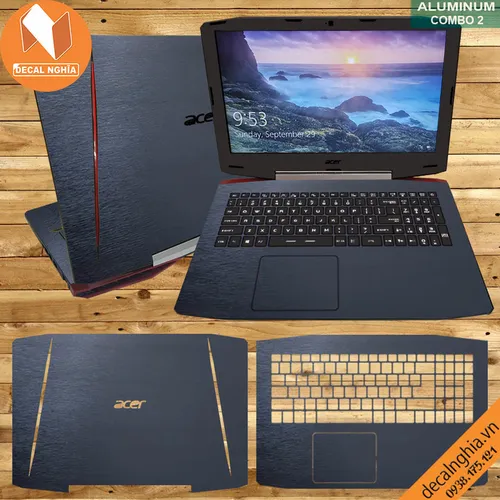 Aluminum dán laptop Acer Aspire VX5 591G