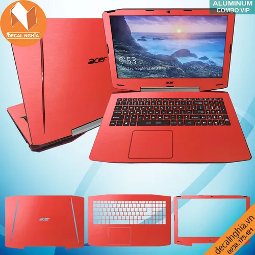 Aluminum dán laptop Acer Aspire VX5 591G