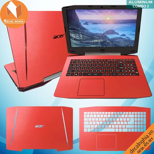Aluminum dán laptop Acer Aspire VX5 591G