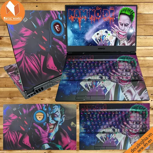 Aluminum skin dán laptop MSI GL75