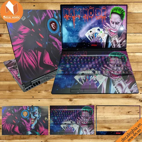 Aluminum skin dán laptop MSI GL75
