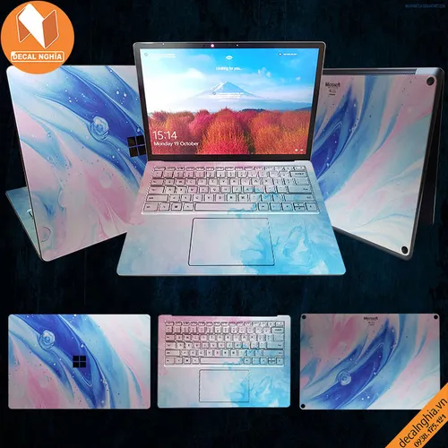 Aluminum skin dán Surface Laptop 1