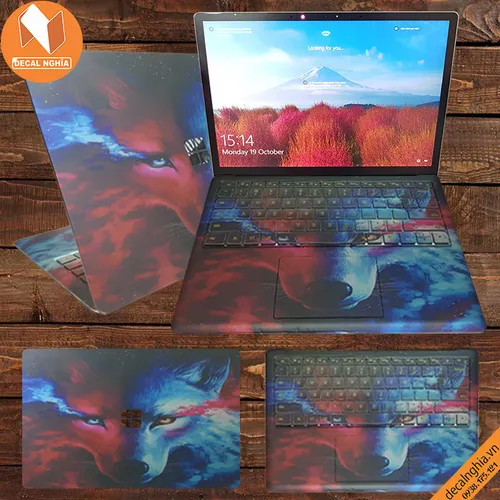 Aluminum skin dán Surface Laptop 1
