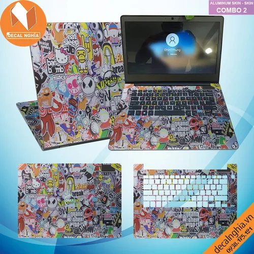Skin dán laptop Dell Vostro 14 5468 (P75G001)