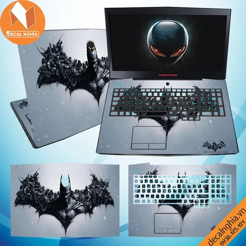 Aluminum Skin dán Laptop Alienware 17XR3