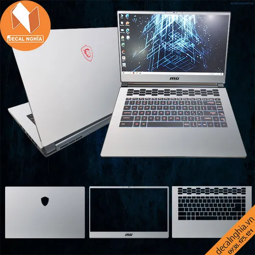 Aluminum dán laptop MSI Stealth 15M